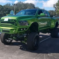 Lifted green Ram